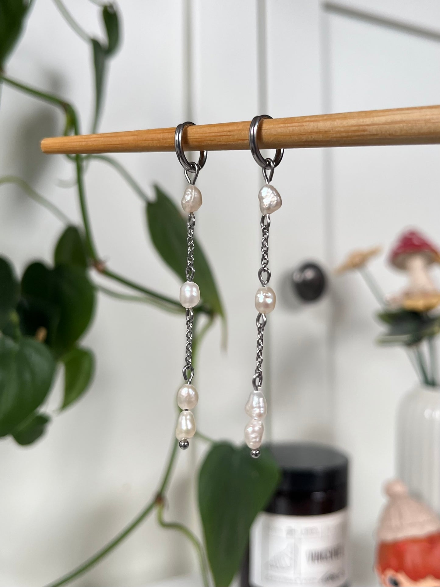 Süßwasser-Perlen Ohrringe „Linéa“ 🫧