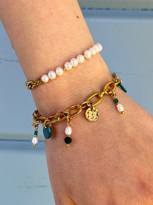 Charm Bracelet "Türkis" 🦚