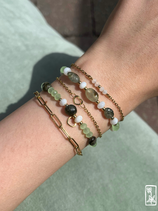 Grünes Achat-Armband 🍃