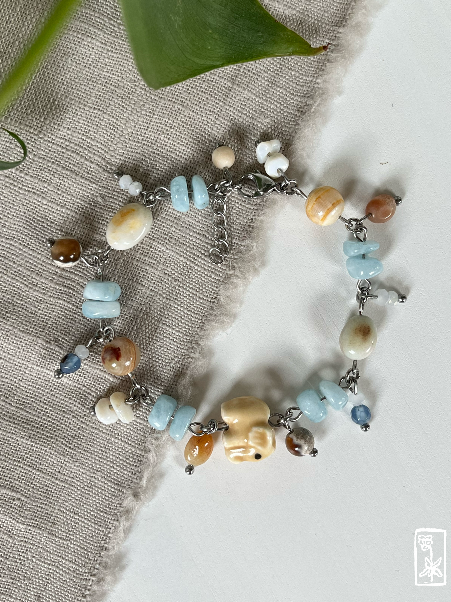 Clutter Armband "Fil" mit süßem Elefant 🐘