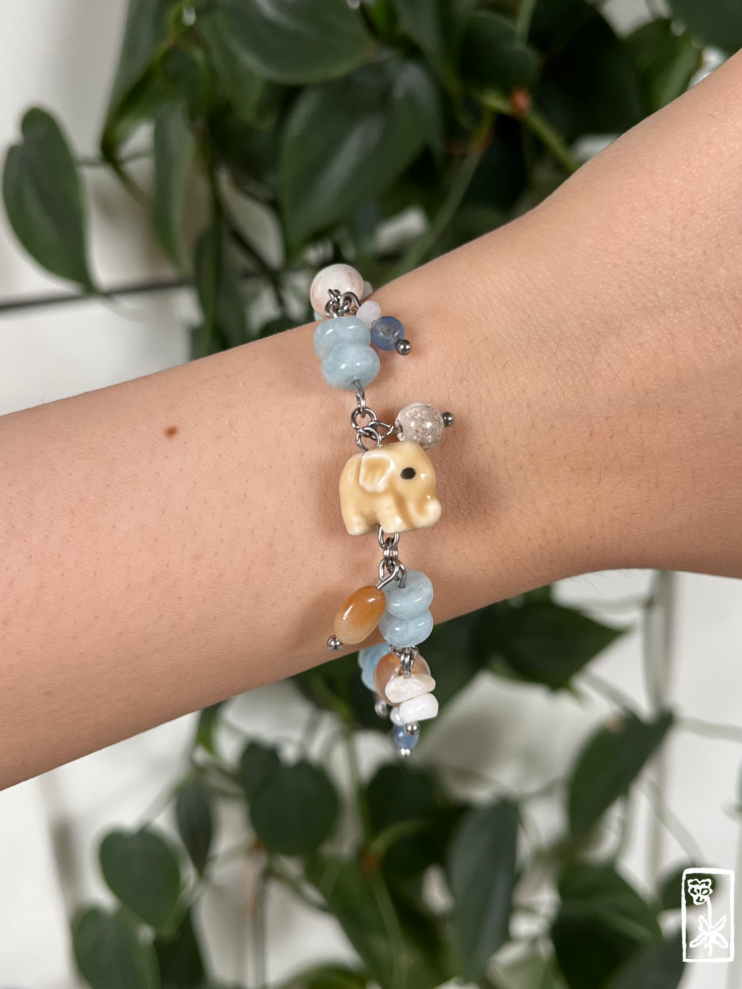 Clutter Armband "Fil" mit süßem Elefant 🐘