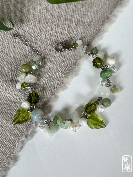 Clutter Armband "Forest" 🍃🌿 (Einzelstück)