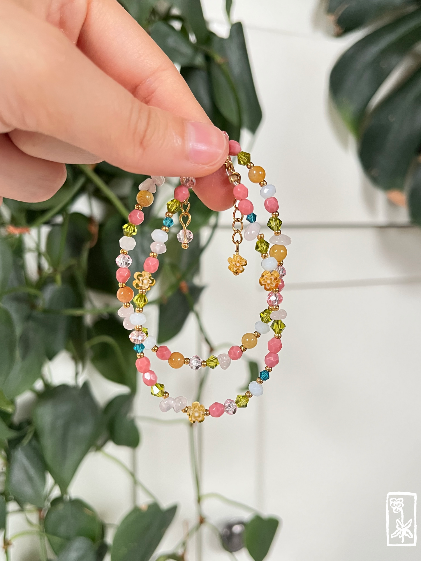 Bunte Armbänder "çiçek çayırı"