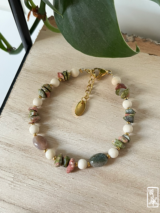 Armband "Granitgold" 🍂