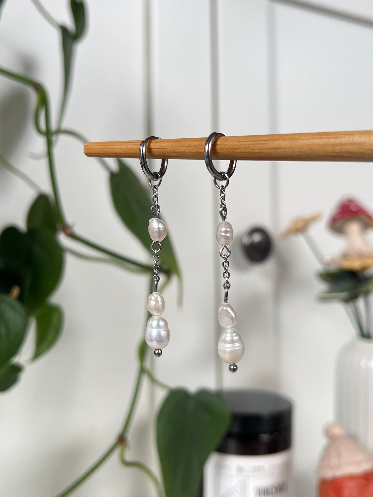 Süßwasser-Perlen Ohrringe „Cascade“ ♡
