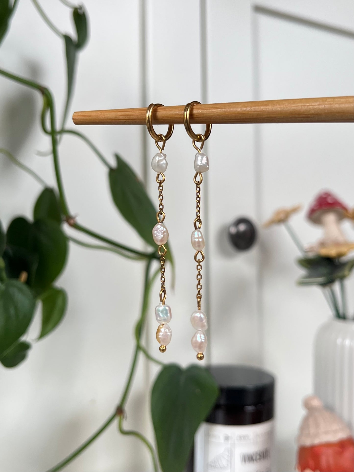 Süßwasser-Perlen Ohrringe „Linéa“ 🫧
