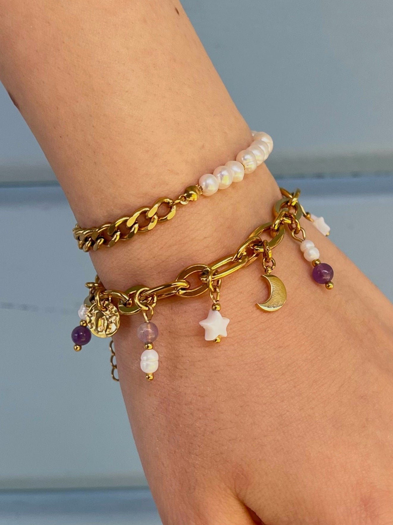 Charm Bracelet "Starry Night" 🌙🌌💫