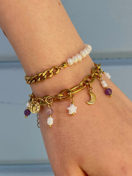 Charm Bracelet "Starry Night" 🌙🌌💫