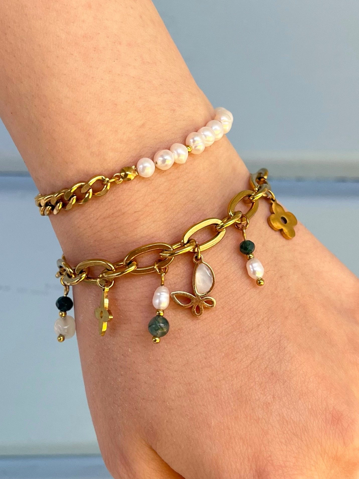 Charm Bracelet "Baumachat" 🍃 (Einzelstück)